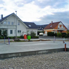 Bau Bodenplatte 