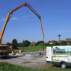 Bau Bodenplatte 