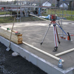 Bau Bodenplatte 