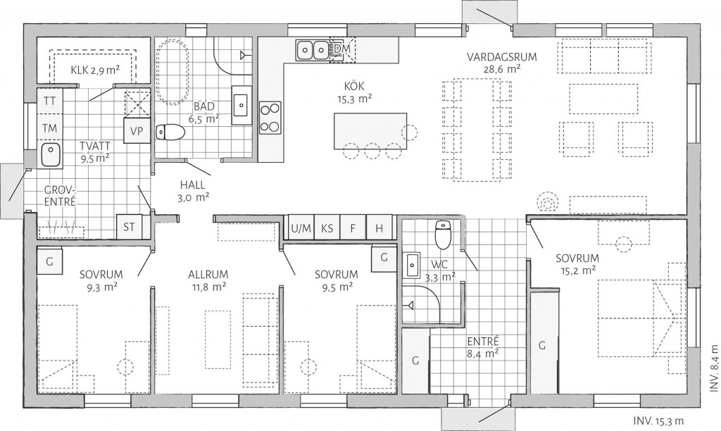 Prio 129 Modern Grundriss