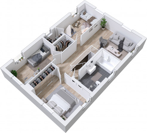 Prio 145 Modern Grundriss