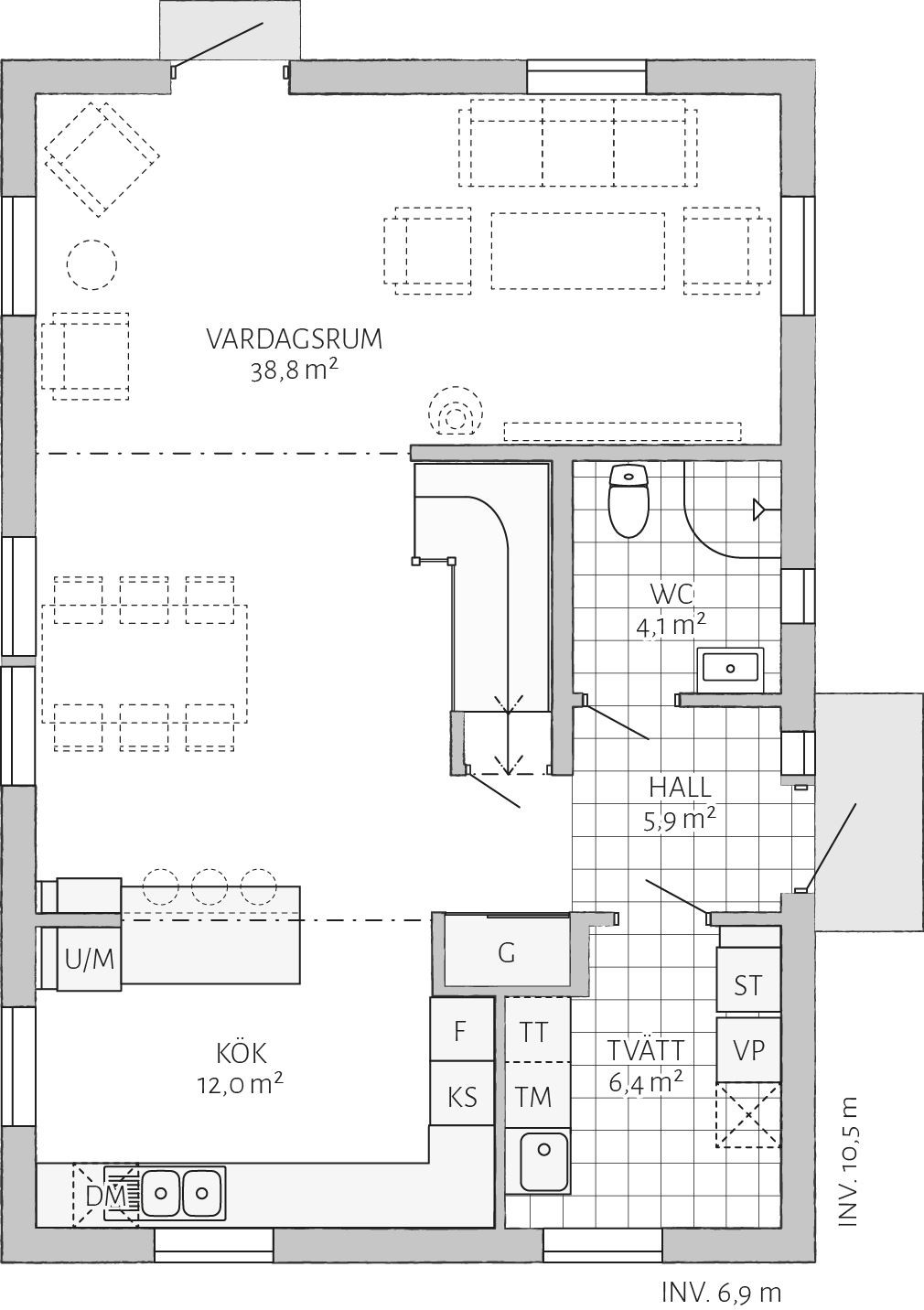 Prio 145 Modern Grundriss