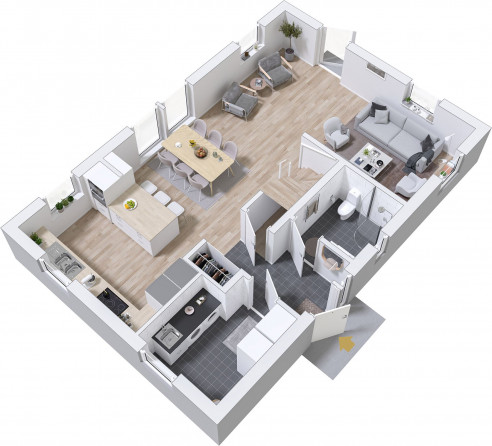 Prio 145 Traditionell Grundriss