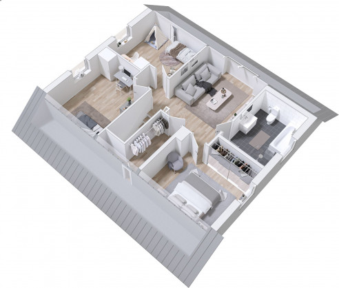 Prio 164 Modern Grundriss