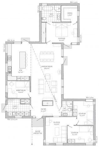 Sandliden Grundriss