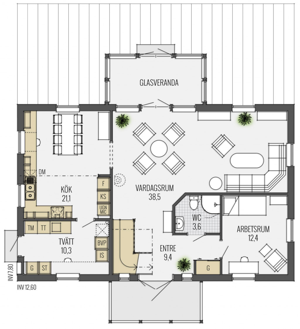 Lönneberga Grundriss