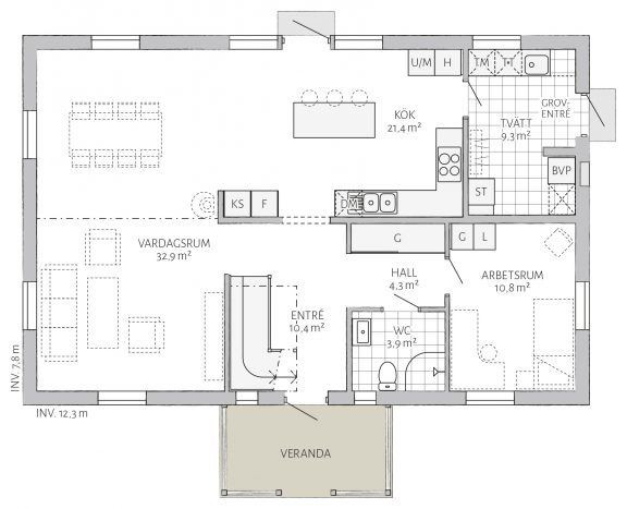 Tallbacken Grundriss