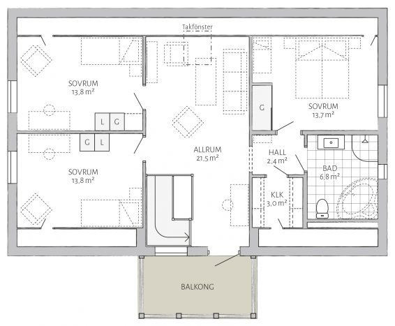 Tallbacken Grundriss